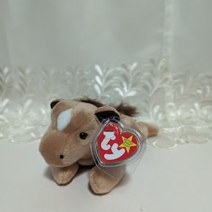 Ty Beanie Baby - Derby The Horse (8in) Star, Fluffy Mane