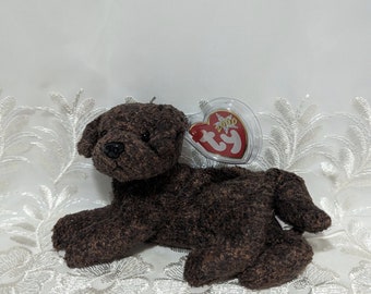 Ty Beanie Baby - Fetcher The Chocolate Lab Dog (7in)