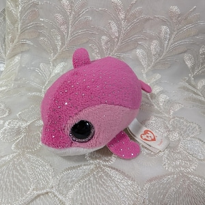Ty Teenie Tys - Floater The Pink Dolphin (4in) No Tag *pre-owned Condition*