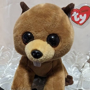 Ty Classic Collection - Richie The Beaver - Near Mint Plush Toy. 9In