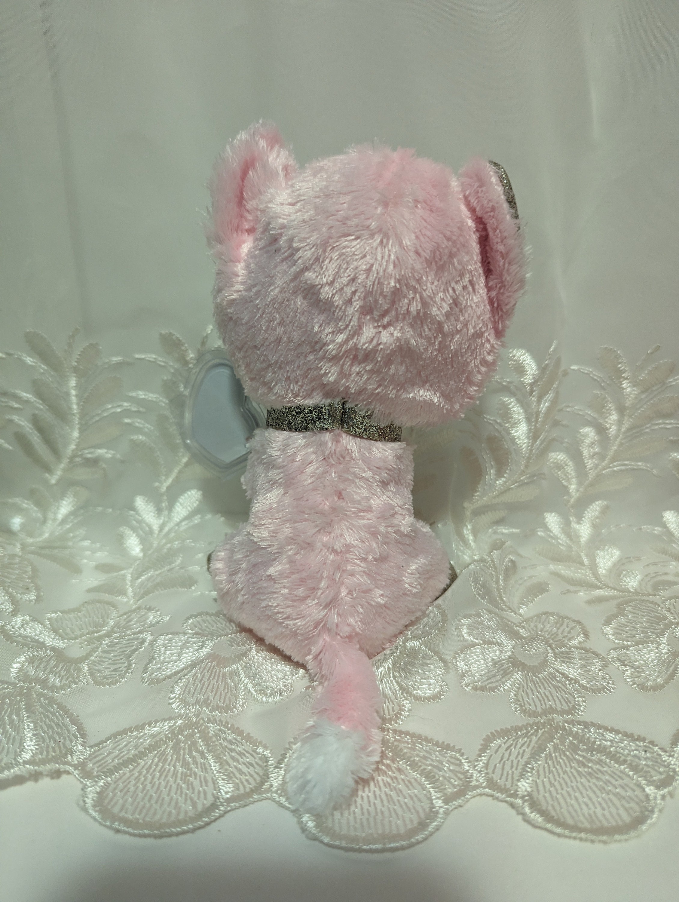 Ty Beanie Boo Fiona the Pink Cat 6in - Etsy