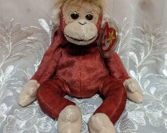 Ty Beanie Baby - Schweetheart the orangutan (8.5in)