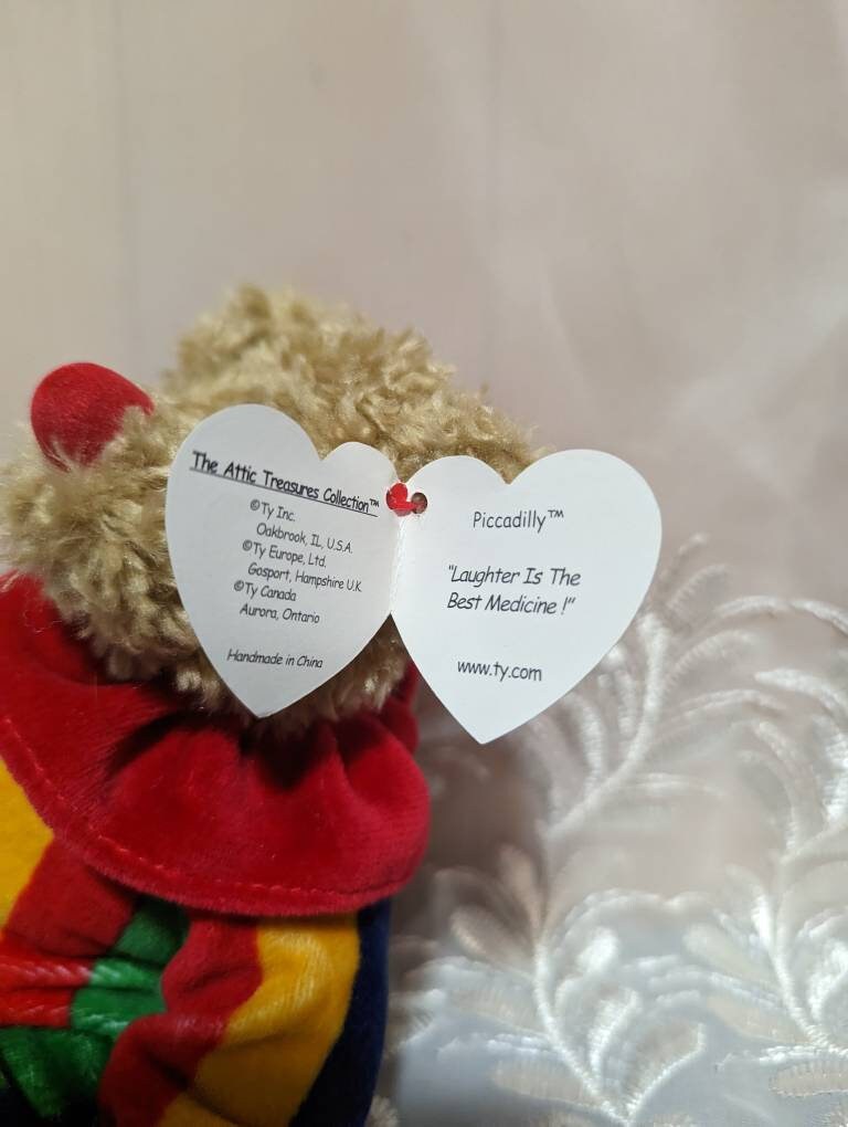 TY Attic Treasure Collection - Piccadilly the Clown Bear