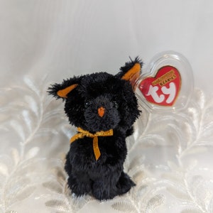 Bonnet Ty Halloweenie - Effraye le chat noir d'Halloween (4 pouces) *Petit*
