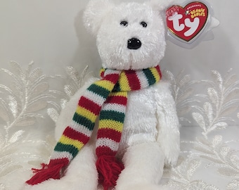 Ty Beanie Baby - Flurry the Bear (8.5in) Learning Express Exclusive