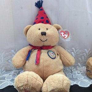 Ty Beanie Buddy - Fun The Anniversary Bear (15in)
