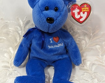 Ty Beanie Baby - Yokohama the Bear (8.5in) Japanese Exclusive