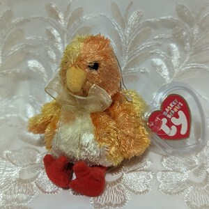Ty Basket Beanies - Chickie The Chick (4in)