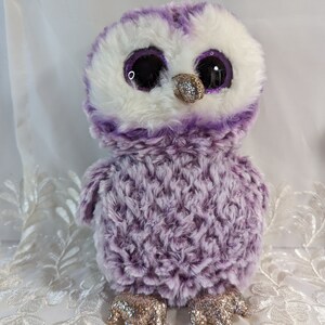 Purple Owl Toy Moonlight Beanie Boo Owl Owlivia Purple Owl Beanie