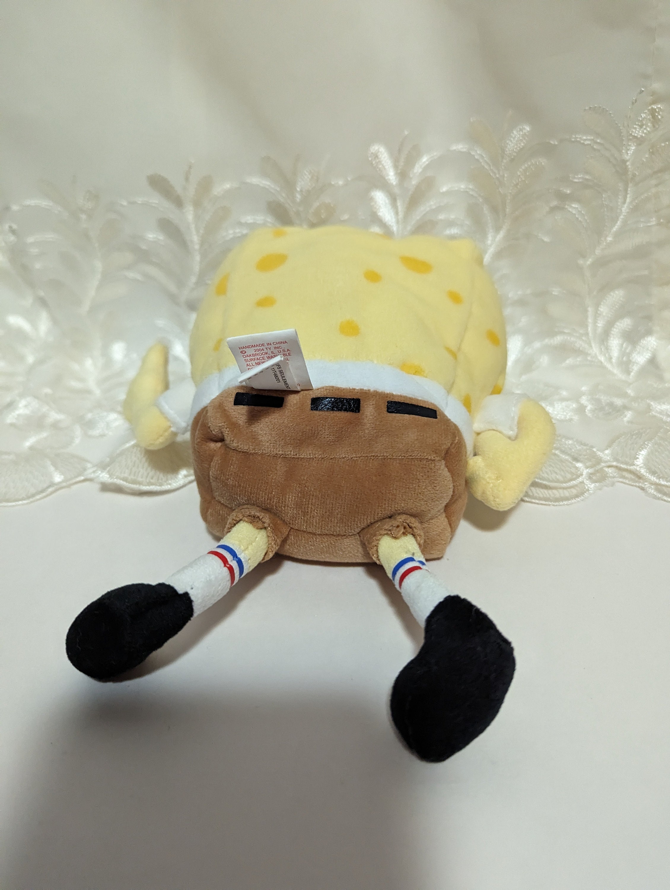 Ty Beanie Baby - Spongebob Thumbs up (8in) No Hang Tag - Etsy