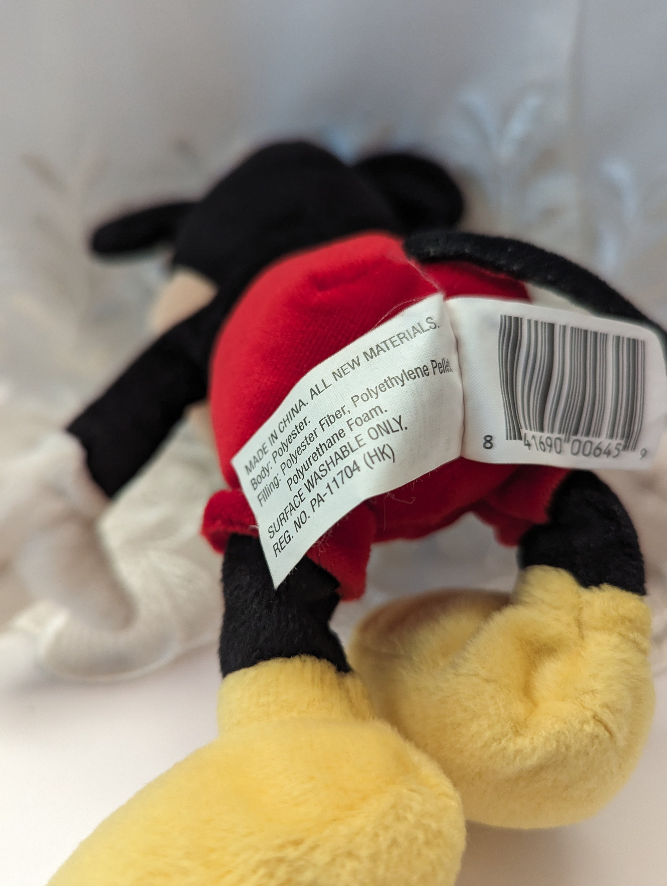 Disney - Mickey Mouse Stuffed Toy (10in) No Tag - Etsy