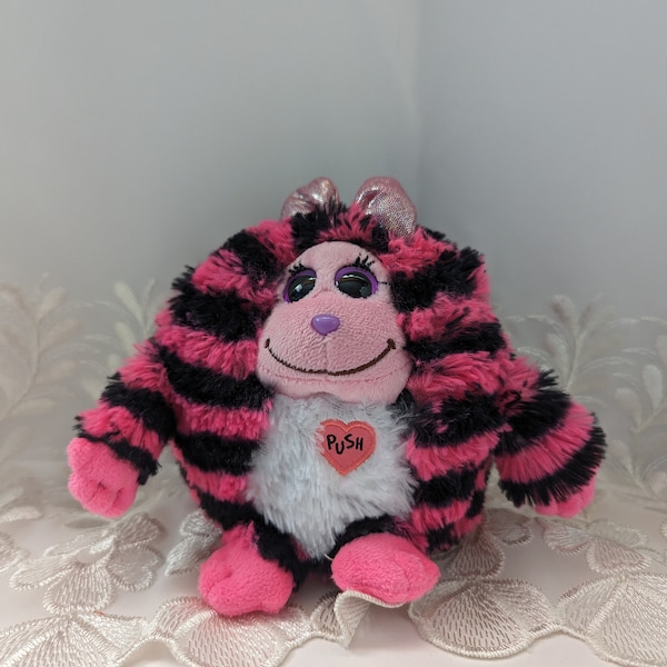 Ty Monstaz - Zoey The Pink And Black Monster (5.5in) No Tag and Distorted Sound