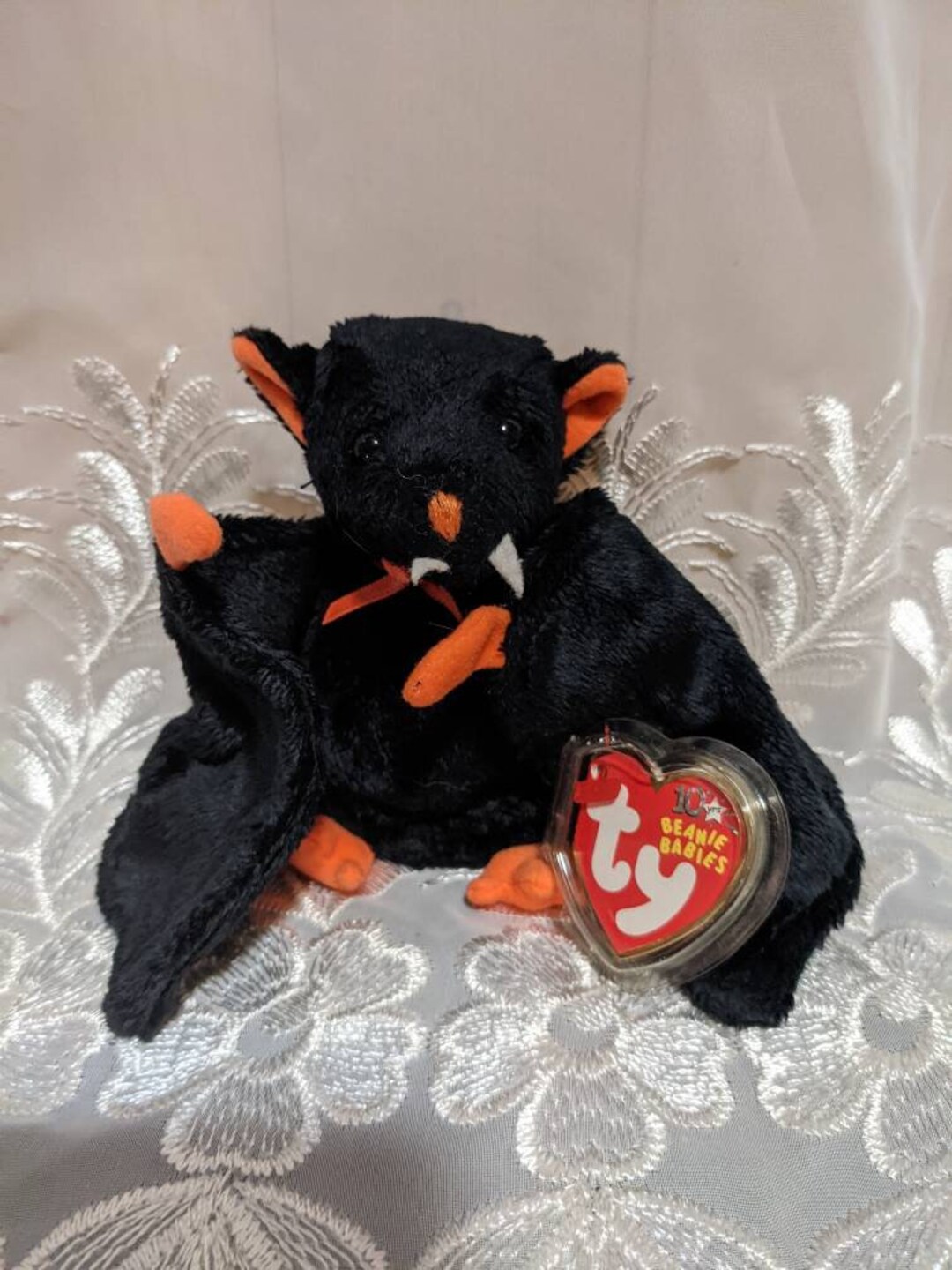 Ty Beanie Babies Bate the Bat Mint Retired Vintage Etsy