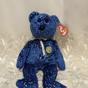 Ty Beanie Baby - Decade The Dark Blue Bear
