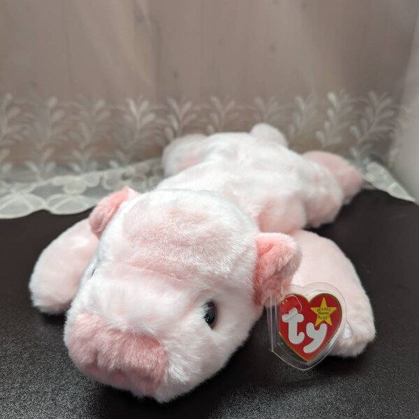 Ty Beanie Buddies - Squealer The Pig (13in)