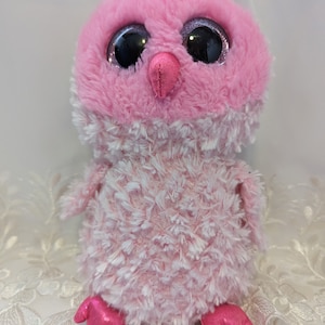 Ty Beanie Boos Twiggy the Pink Owl (11 In) No Hang Tag India