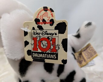 フランスアンティーク　ヴィンテージ 101匹わんちゃんぬいぐるみ 拍手 - ディズニー 101匹わんちゃんのダルメシアン（6インチ