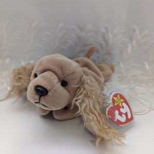 Ty Beanie Baby - Spunky The Cocker Spaniel Dog (8in)