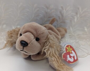 Ty Beanie Baby - Spunky The Cocker Spaniel Dog (8in)