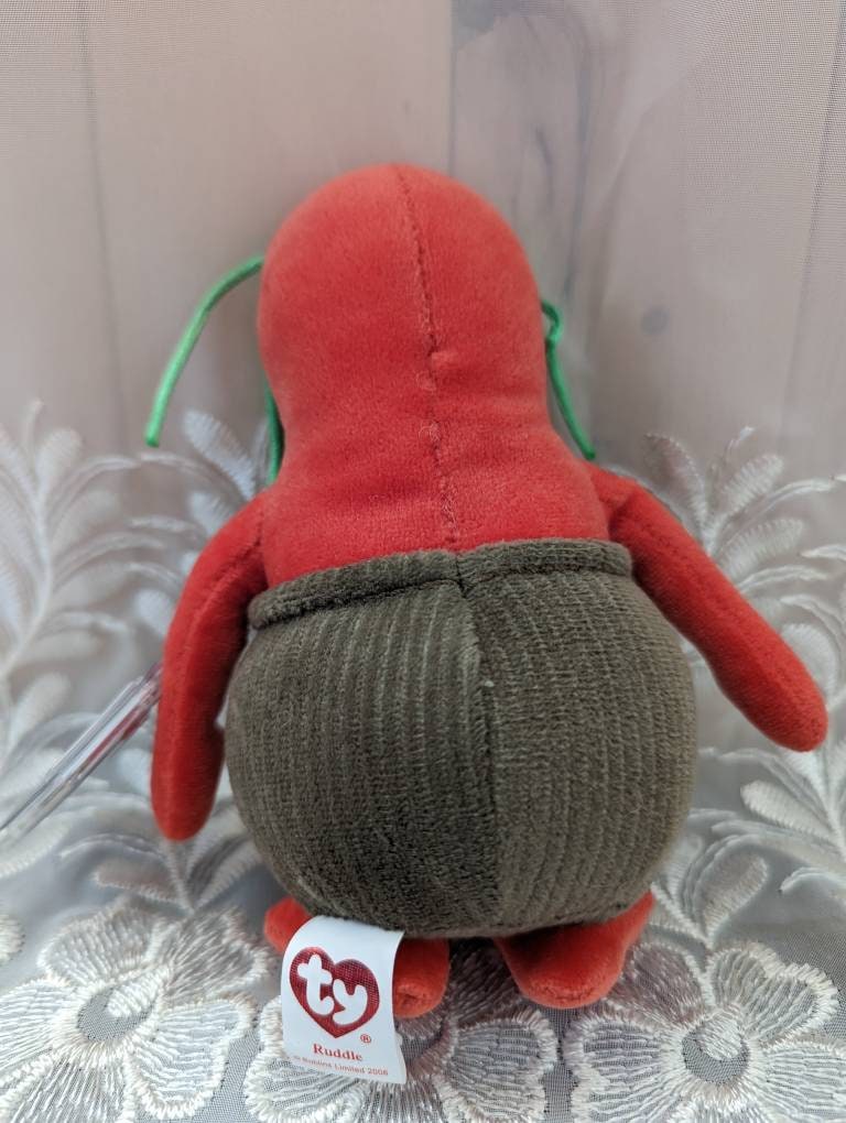 Ty Beanie Babies - Ruddle the Red Boblin From the Tv Show Boblins ...