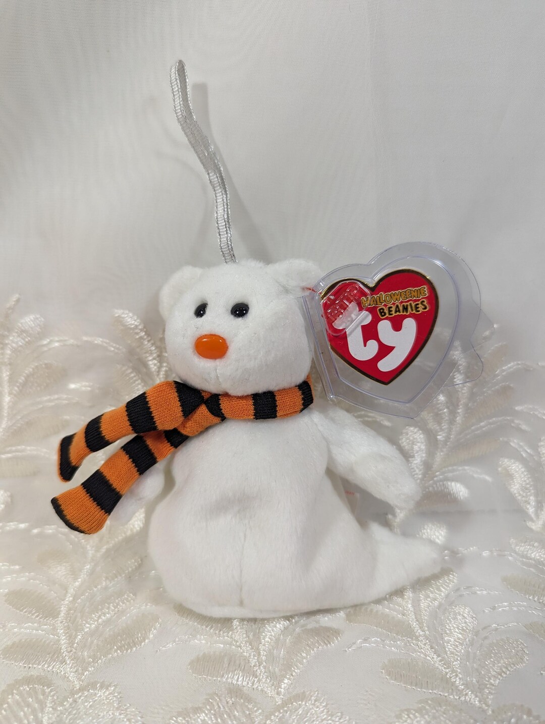 Ty Halloweenie Beanie - Quivers the Ghost (4in) *tiny* - Etsy