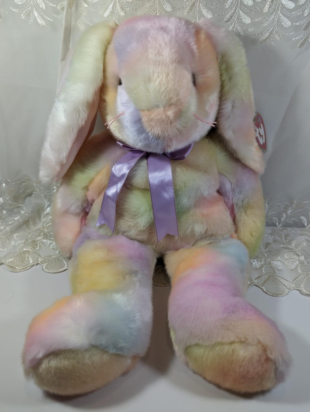 Ty Beanie Buddy - Large Hippie the Tie Dye Bunny (20in) *rare* - Etsy
