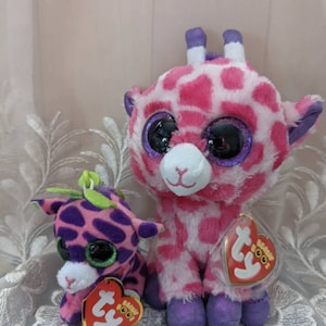Buy Zoey for USD 11.99  Pink giraffe, Pink unicorn, Ty beanie boos