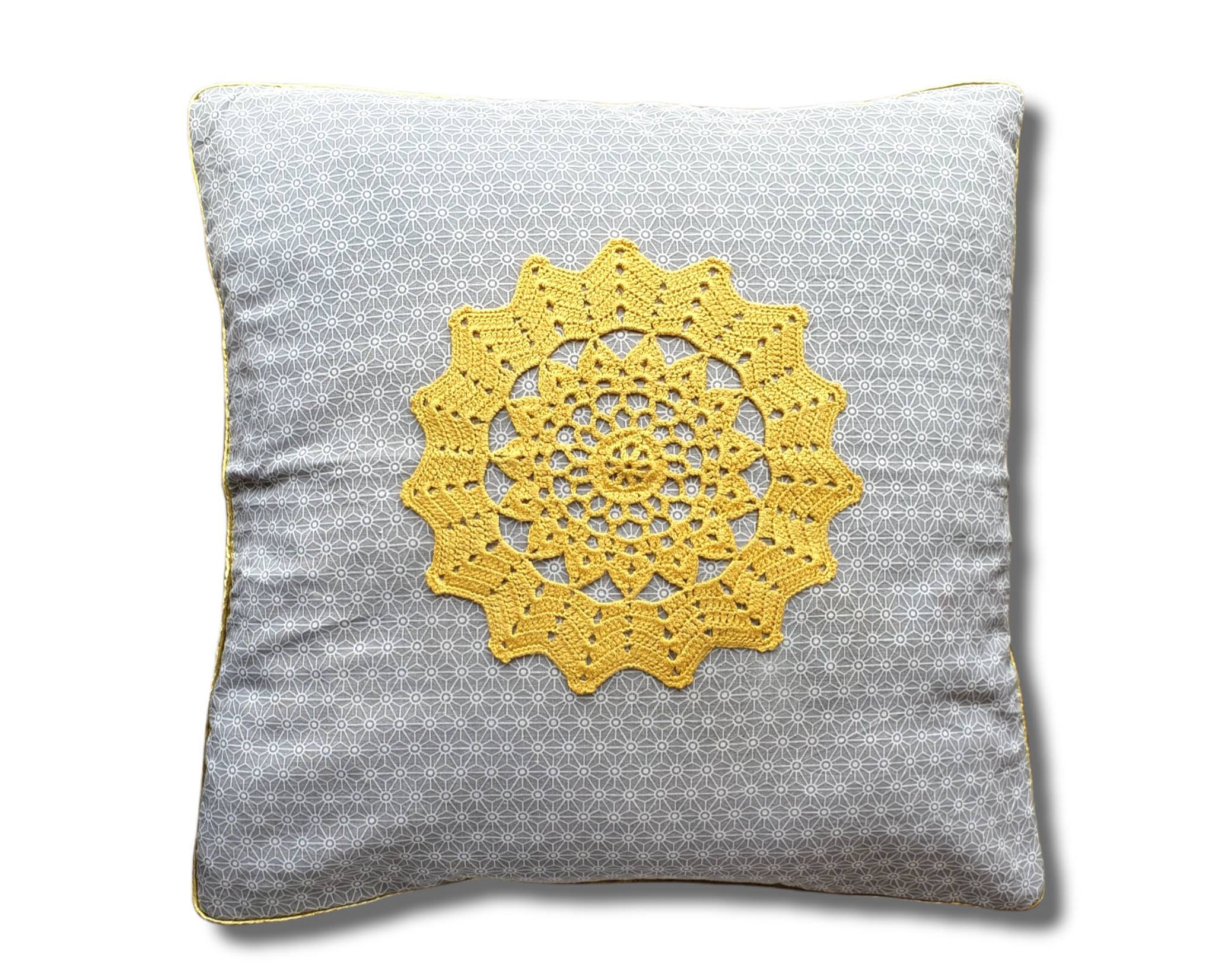 Housse de Coussin Déco Intemporelle 40cm X 40cm