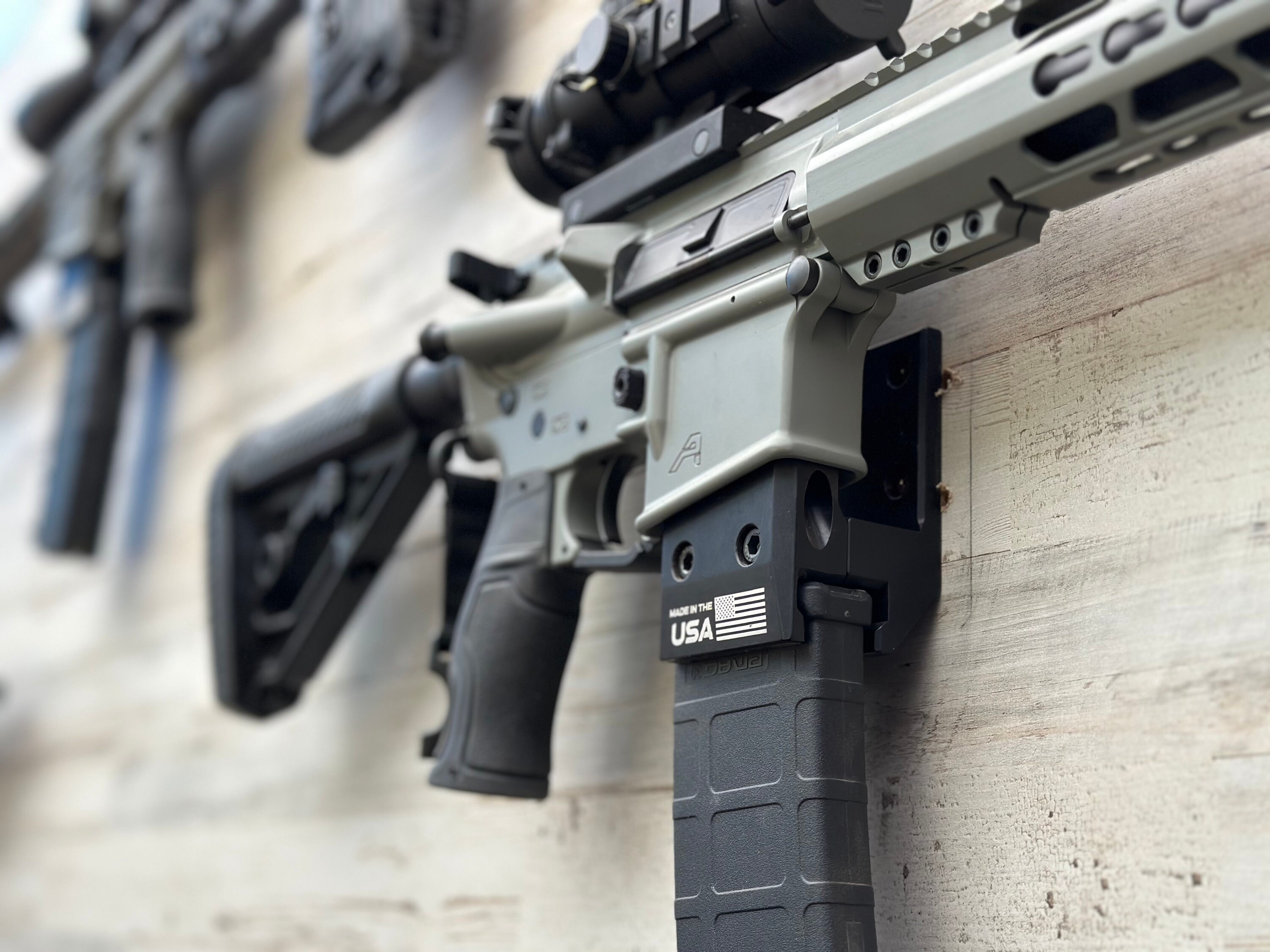 Solid Billet Aluminum AR15 Locking Wall Mount Etsy