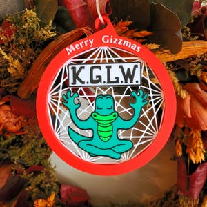 Gizzy Gator Christmas Ornament