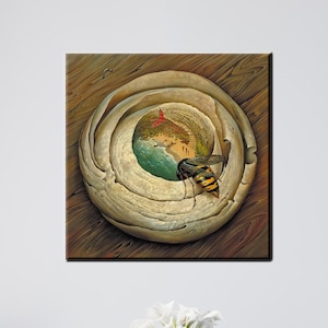 Vladimir Kush Bee Canvas Art: Surreal Wall Decor