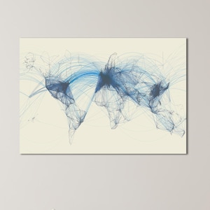 Decoração de vidro de voo de tráfego aéreo, decoração de parede de mapa, parede de vidro de mapa-múndi de rotas de voo, decoração de parede de mapa de aviação, decoração de casamento,