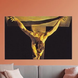 Dali &#39;Christ of Saint John&#39; Canvas Print: Religious Wall Art