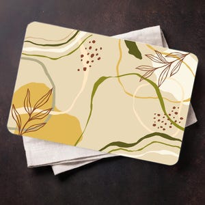Botanical Cutting Board: Modern Boho Serving Board