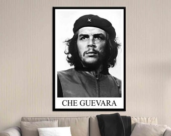 Che Guevara Canvas Print: Famous Wall Art, Motivational Decor