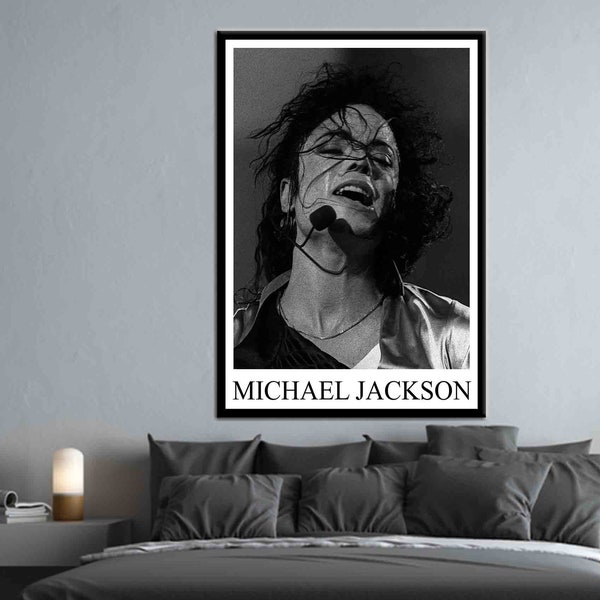 Michael Jackson, Michael Jackson Poster, Michael Jackson Print, Michael Jackson Canvas, Michael Jackson Wall Art, Famous Print, Singer Print