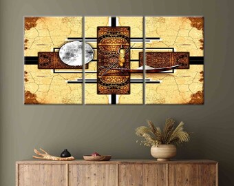 Abstract Wall Art, African Art, African Art Print, African Canvas, Abstract Canvas, Modern Wall Art, Modern Canvas, Ethnic Wall Art,