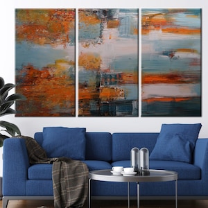 Abstrakte Herbst Wandkunst, Abstrakte Wandkunst, Leinwand Abstrakt, Moderne Wandkunst, Moderne Leinwand, Herbst Wandkunst, Herbst Leinwand, Bunter Druck