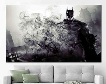 Batman Photo Picture Art Print On Framed Canvas Wall Art Home Decoration