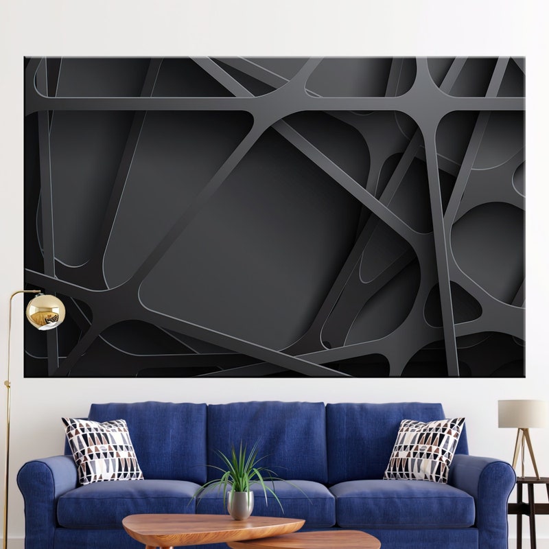 Black Wall Art - Etsy