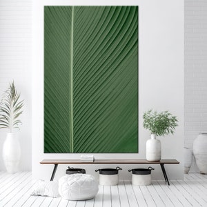 Plant Lover Gift, Nature Wall Art, Green Wall Art, Green Canvas, Nature Canvas, Botanical Prints, Modern Canvas, Home Decor, Canvas Artwork,