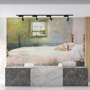 Carta digitale generica Andrew Wyeth, adesivi murali famosi, pittura murale della camera da letto, pittura murale della camera da letto principale, decorazione murale,