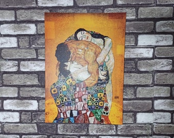 Gustav Klimt 'The Family' Canvas Art Print: Handmade Home Decor