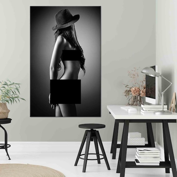 Sexy Body Print, Sexy Woman Canvas, Erotic Wall Art, Erotic Canvas, Nude Wall Art, Nude Canvas, Woman Wall Art, Sexy Poster, Mature