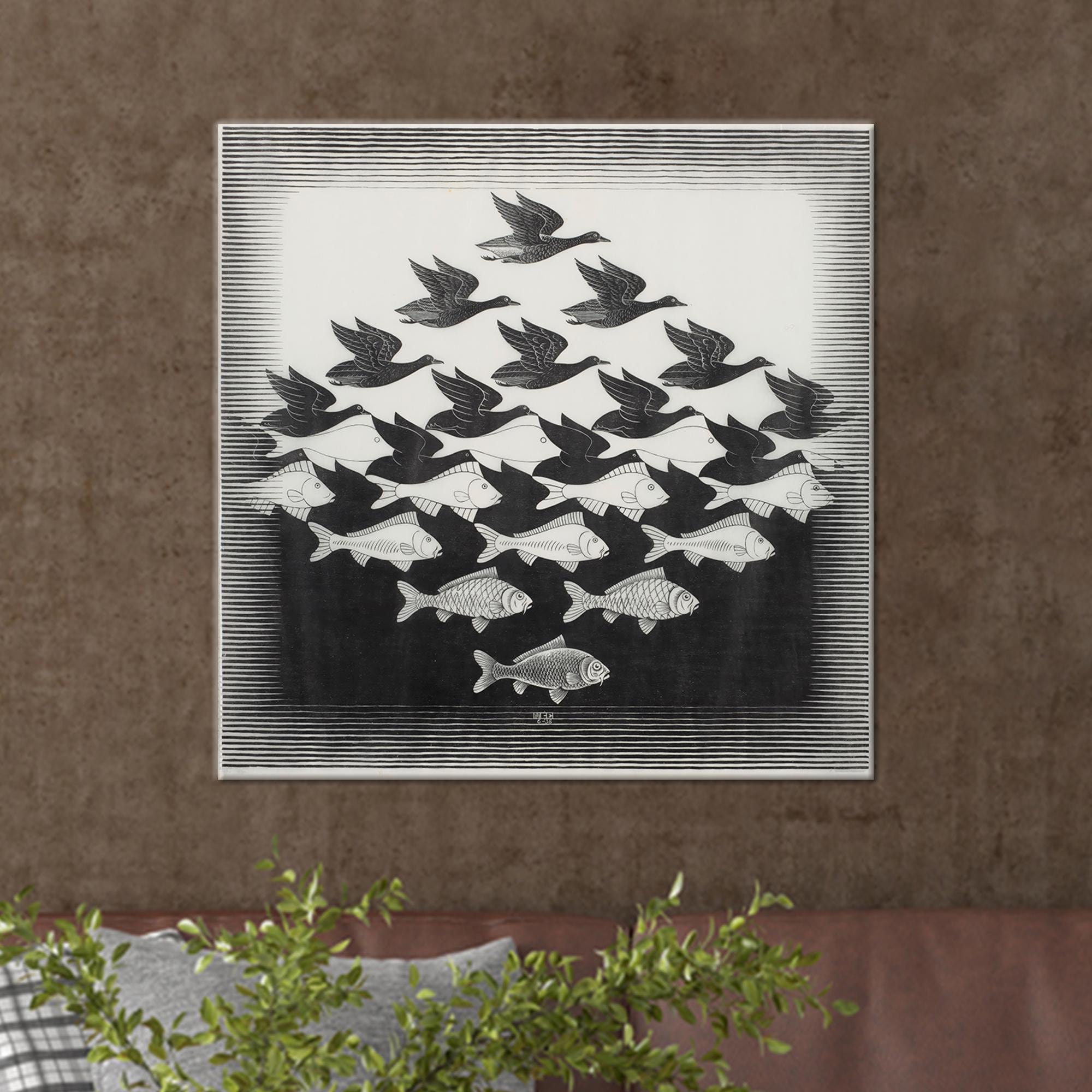 Mc escher day night - Etsy 日本