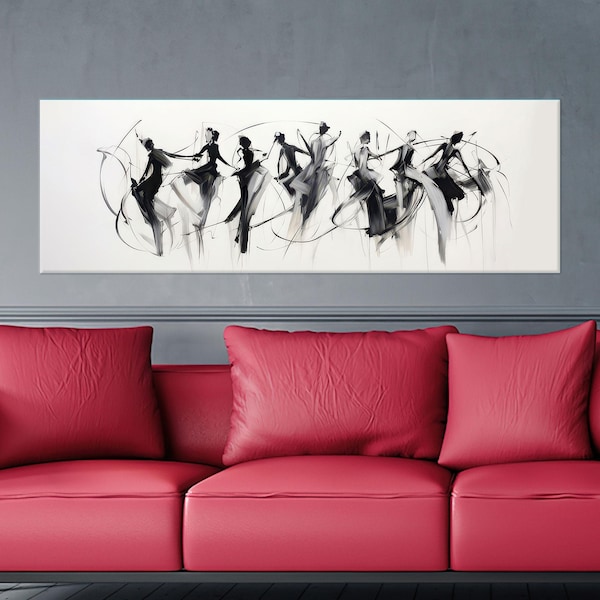 Moon Phases Canvas Art: Lunar Eclipse Wall Decor