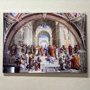 The School of Athens, Raffaello Sanzio da Urbino, Raphael Painting, Raffaello Sanzio, Plato Painting, Aristotle Painting, Socrates Painting