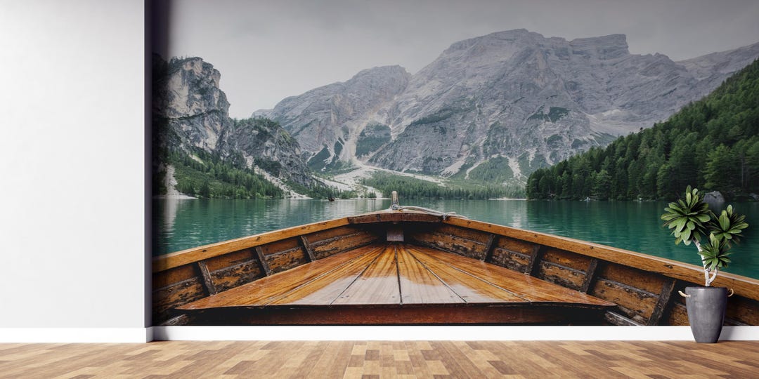 Mountain Lake Canvas Print: River Landscape Wall Art - Etsy