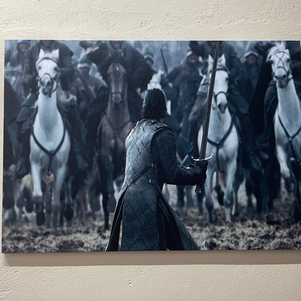 Jon Snow Game of Thrones, abstrakte Kunst Leinwand, Jon Snow Wand-Dekor, Game of Thrones Kunst Leinwand, berühmte Wand-Dekor, trendiges Kunstwerk,