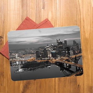 Pittsburgh Pennsylvania Night Skyline Cutting Board